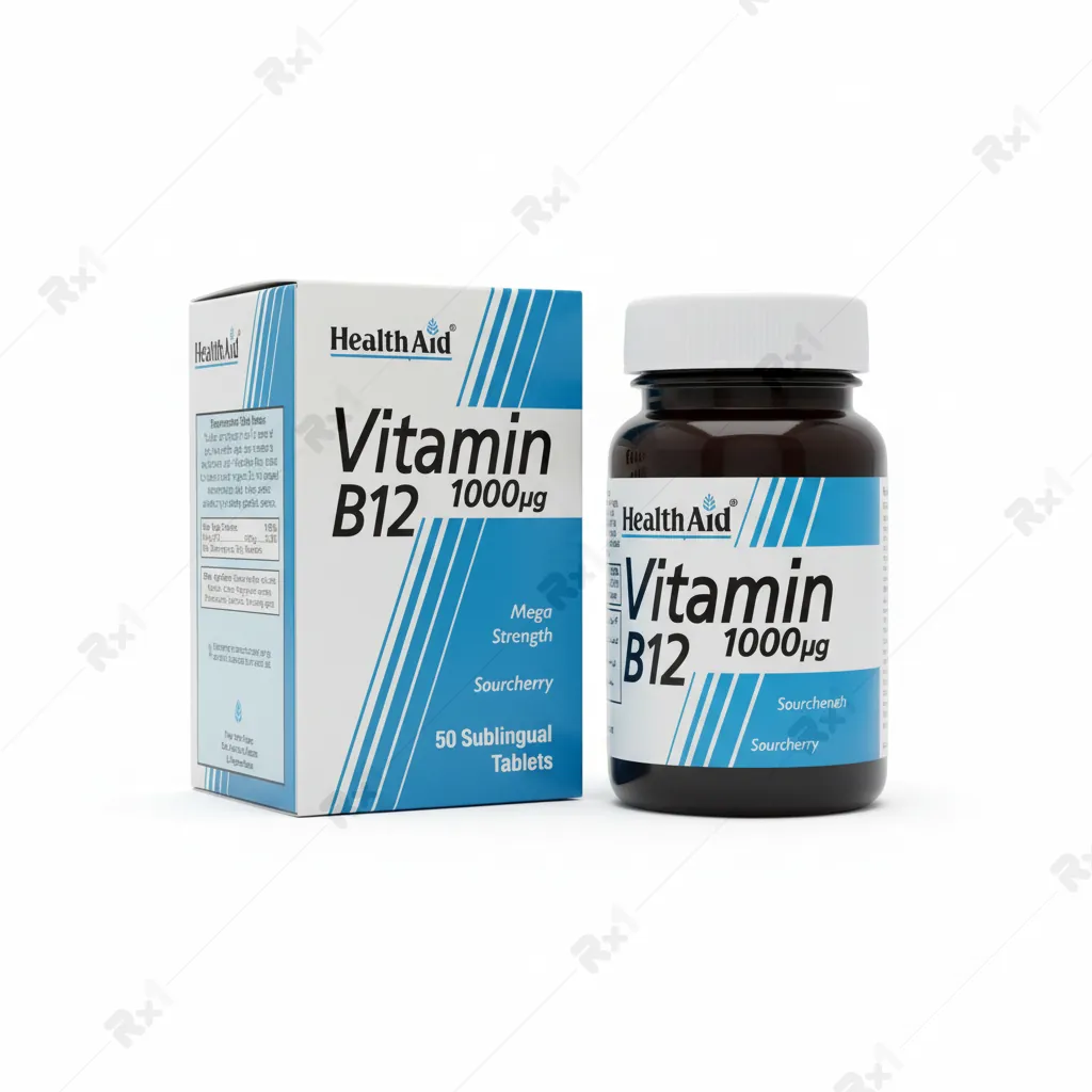 قرص ویتامین B12 1000 میکروگرم هلث اید